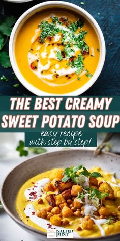 the best creamy sweet potato soup