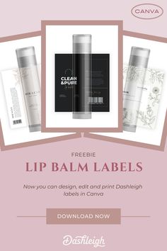 Lip Balm Labels Printable Free, Lip Balm Stickers Printable Labels, Chapstick Labels Printable Free, Lip Balm Labels Template Free, Lip Balm Branding Design, Lipstick Label Design, Chapstick Diy, Causal Wedding