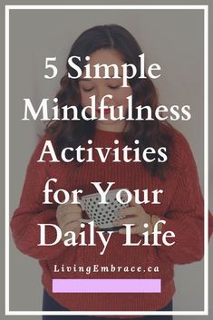 Mindfulness is not another task to add to your schedule. When these small mindfulness activities are practiced enough, mindfulness can turn into an effortless habit. Read this to learn about five simple mindfulness activities you can use to enhance your wellbeing and daily life! #mindfulness #wellness #mindfulnessactivities #selfdevelopment Declutter Your Mind, Productive Habits, Mindfulness Exercises, Changing Habits, Practice Gratitude, Self Care Activities