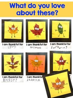 Kindergarten Fall Art, Thankful Projects, Gratitude Crafts, Leaf People, Thankful Crafts, Gratitude Art, Thanksgiving Art Projects, Teaching Thanksgiving