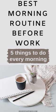 Morning Routine Before Work, Morning Routine Schedule, Daily Routine Habits, Morning Routines List, Perfect Morning Routine, Vinegar Benefits, Daily Routine Schedule