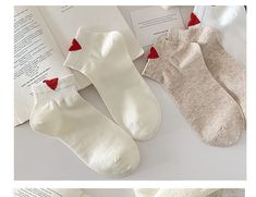 Heart Patterned Short Socks SetSocks Foot Length 22.5-25 measurement is cm.Product Information Material: 100% Mixed Fiber Color: Set Of 4 Pairs - Socks - White & Black & Gray & Khaki Milky White, Short Socks, Grey Khakis, Sierra Leone, Trendy Fashion Women, New Instagram, Heart Patterns, Guinea Bissau, Mozambique