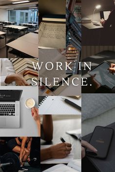 Work In Silence | Study Motivation Motivation On Studying, Motivation With Pictures, Study For Your Future, Focus On Your Future, Work Focus Aesthetic, Focus Your Goal, Focus On Work Quotes, Focus On Your Goals Wallpaper Aesthetic, Work Hard Vision Board