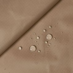 water drops are seen on the fabric