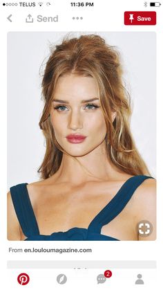 Rosie Huntington Whiteley Hair, Down Hairstyles For Long Hair, Wedding Hair Half, Smink Inspiration, Rosie Huntington Whiteley, Half Up Half Down Hair, Bridal Hair And Makeup, Half Up Hair, Makati