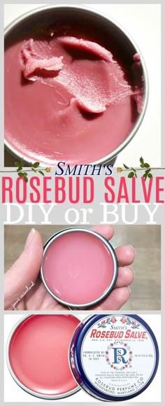 Smiths Rosebud Salve, Rosebud Salve, Face Scrubs, Salve Recipes, Herbal Salves, Healing Salves, Diy Kosmetik, Homemade Lotion