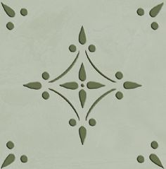 Single Tile Embossing Wall Stencil