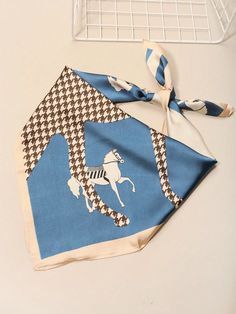 Add some flair to your outfit with our Elegant Classic Horse Pattern Bandana! This stylish head wrap is perfect for any occasion and will elevate your look with its elegant design. Made from high-quality materials, it's comfortable to wear and will surely impress. Order now and stand out in style. Color : Multicolor Style : Casual Pattern Type : Animal Type : Bandana, Hijab Element : Animal Product Technique : Printing Composition : 100% Polyester Material : Fabric Size Length Width one-size 27. Chic Summer Headscarf Headband, Chic Summer Headwrap, Chic Summer Headscarf One Size, Elegant Headscarf For Spring Beach Outings, Elegant One Size Headscarf For Gift, Elegant One-size Headscarf As Gift, Chic One-size Summer Headscarf, One Size Chic Headwrap, Elegant Headband Style Bandana