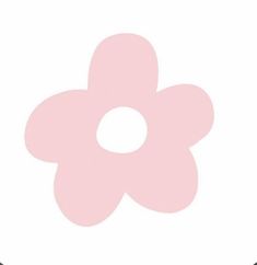 a pink flower on a white background