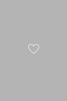 a white heart on a gray background