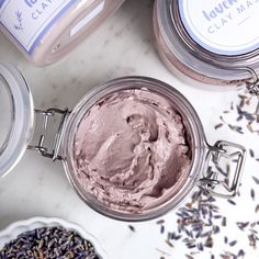 Buy Lavender Face Mask Project at BrambleBerry. This moisturizing mask is specifically formulated for dry and sensitive skin. Mask Project, Diy Lavender, Clay Face Mask, Clay Face, Clay Faces, Bramble, Diy Mask, Clay Masks