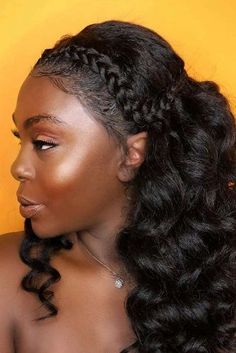 Black Braid Updo Hairstyles, Half Braid Hairstyles For Black Women, Dutch Braid Black Hair, Half Braided Half Down, Simple Braided Hairstyles Black Women, 4 Dutch Braids, Crochet Goddess Braids, African Hairstyles For Women, Twists Cornrows