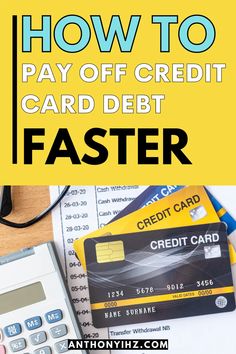 how to pay off credit card debt faster