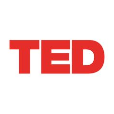 a red ted logo on a white background