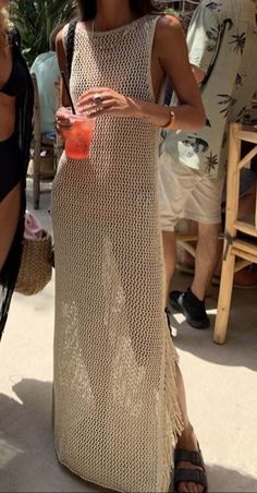 Beach Club Fashion, Summer Beach Festival Outfit, Summer Crochet Outfits Aesthetic, Beach Cover Up Aesthetic, Ibiza Outfits 2024, Ibiza Aesthetic Outfits, Made You Look, Euro Summer Dress, Bottlerock Napa Fashion