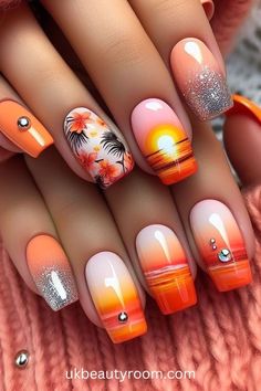 Bright nails are colorful and eye-catching, perfect for adding a pop of excitement to any look. They are also a great choice for summer! This post contains 39 ideas for bright nails, including: simple, cute, inspo, classy, elegant, fun, funky, edgy, neon, ideas, art, summer, designs, acrylic, short, for spring, almond. Elegant Summer Nails, Neon Ideas, Pineapple Nails, American Nails, Fun Nail Colors, Summer Designs, Bright Summer Nails, Cute Spring Nails, Nail Pops