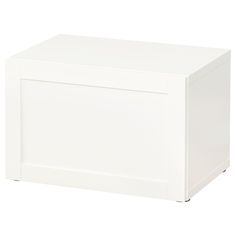 an empty white box on a white background