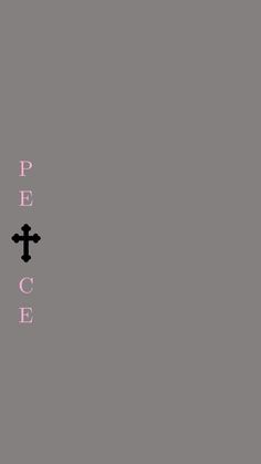 an image of the cross in pink and black on a gray background that says hope, love, music