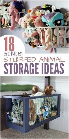 stuffed animal storage ideas for kids and adults