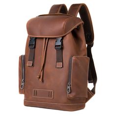 Upgrade your style and stay organized with the CrocoLux Zipper Softback Fashionable Backpack. Crafted with high-quality Genuine Leather material and featuring a spacious capacity of 15-20 liters, this backpack exudes luxury and sophistication. With multiple interior pockets, adjustable straps, and a secure zipper closure, this trendy backpack is the perfect blend of fashion and functionality. Order now and elevate your accessory game. Brown Large Capacity Backpack For Outdoor Activities, Luxury Backpacks, Brown Leather Backpack For Outdoor Activities, Brown Large Capacity Backpack For Travel, Leather Casual Backpack With Zipper For Outdoor, Casual Leather Backpack With Zipper For Outdoor, Classic Backpack For Outdoor Activities, Casual Outdoor Leather Backpack With Zipper, Functional Brown Backpack