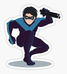 Computer Sticker, Hydroflask Stickers, Sticker Patches, Stickers For Sale, Picture Collage, Nightwing