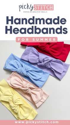 the picky stitch handmade headbands for summer