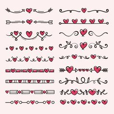 valentine's day borders and dividers