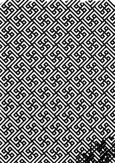 an abstract black and white pattern