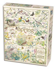 Spring Country Diary 1000 Piece Jigsaw Puzzle Birds, butterflies, and bunnies come alive in this soft earthy celebration of spring in the 1000 piece puzzle, Country Diary: Spring from the collection of Edith Holden's 'The Country Diary of an Edwardian Lady'. Piece Count: 1000 Piece Ages 12+ Made in USA Box Size: 8.25" x 11.25" x 2.0" Assembled Size: 26.625" x 19.25" Poster Size: 10" x 14" Puzzle Cut: Random/Quirky Finish: Linen Print Fall Jigsaw Puzzles, Diary Of An Edwardian Lady, Country Diary Of An Edwardian Lady, Summer Puzzle, Autumn Puzzle, Gary Allan, Edith Holden, Edwardian Lady, Puzzle Collection