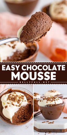 Savor Easy Chocolate Mousse for the perfect Valentine's Day dessert recipe! This best dessert recipe is homemade, simple to make, with no eggs, no bake, and freezer friendly. Try it now! Best Chocolate Mousse Recipe, Best Chocolate Mousse, Easy Chocolate Mousse Recipe, Vanilla Extract Recipe, Easy Chocolate Mousse, Chocolate Mousse Recipe, Frozen Chocolate, Oreo Dessert, Mousse Recipes