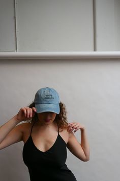 Embrace your divine style with our stunning slip dresses and fabulous hats! 🌟 Our dresses are designed to make you feel like the goddess you are, effortlessly blending comfort and glamour. Complete your look with our chic hats for a touch of elegance that turns heads. Spring Medium Wash Cotton Baseball Cap, Casual Medium Wash Baseball Cap For Spring, Medium Wash Cotton Baseball Cap For Spring, Denim Blue Summer Hat For Everyday, Adjustable Spring Baseball Cap, Casual Brimmed Baseball Cap For Everyday, Casual Medium Wash Baseball Cap For Summer, Summer Curved Brim Baseball Cap, Trendy Denim Hats With Curved Brim