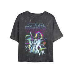 Star Wars fans will love this fun juniors' graphic tee. Star Wars fans will love this fun juniors' graphic tee. FEATURES Crewneck Short sleevesFABRIC & CARE Cotton Machine wash Imported Size: Xxl. Color: Black. Gender: female. Age Group: kids. Material: Cotton Blend. Star Wars A New Hope, Star Wars Tshirt, A New Hope, Girls T Shirt, New Hope, Crop Tee, Girls Tshirts, Branded T Shirts, Graphic Tee