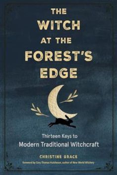 the book cover for the witch at the forest's edge