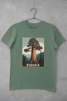 Sequoia Tree Shirt, Sequoia Tshirt, Sequoia Shirt, Sequoia Artwork, Sequoia Park Shirt, Kings Canyon and Sequoia Shirt, 02 Sequoia Comfort Colors introduces its garment-dyed t-shirt; a fully customizable tee made 100% with ring-spun cotton. The soft-washed, garment-dyed fabric brings extra coziness to your wardrobe while the relaxed fit makes it an excellent daily choice. The double-needle stitching throughout the tee makes it highly durable while the lack of side-seams helps the shirt retain its tubular shape. .: 100% ring-spun cotton .: Medium fabric (6.1 oz/yd² (206.8 g/m .: Relaxed fit .: Sewn-in twill label Lauren Mitchell, Sequoia Tree, Kings Canyon, Tree Shirt, Dye T Shirt, Comfort Colors, San Jose, Cool Shirts, Graphic Tees