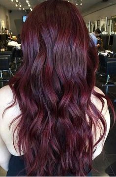 Mulberry Hair Color, Deep Burgundy Hair, Dark Red Hair Color, Mahogany Hair, Brown Ombre Hair