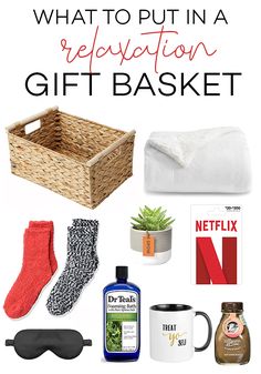 what to put in a relaxation gift basket