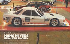 an advertisement for the hens heyers heilches hoby car show in germany