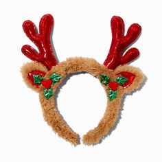 Claire's Reindeer Antlers Fuzzy Christmas Headband Christmas Headbands, Christmas Hair Accessories, Reindeer Antlers, Christmas Headband, Holiday Hairstyles, Fashionable Jewelry, Headband Styles, Jewelry And Accessories