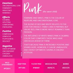 a pink poster with the words pink on it