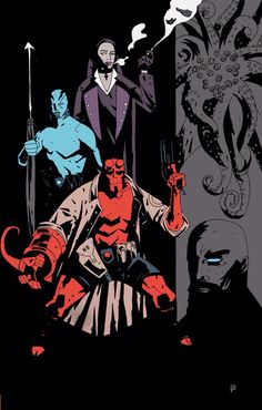 the cover to hellboy vol 1