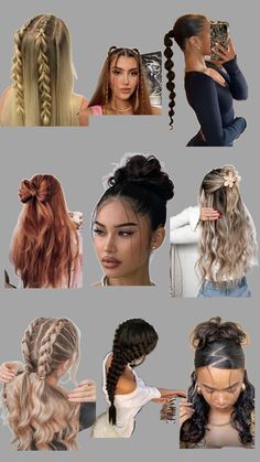 Hairstyle On Braids, Attractive Hairstyles, Hair Styles For School, Some Hairstyles, High School Fits, Styles For School, Sarcastic Clothing