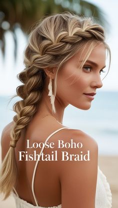 Stylish Braided High Ponytail 🌟 Braided High Ponytail, Elegant Hairstyle, Stunning Style