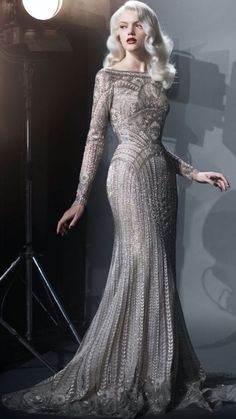 Slytherin Dress, 20s Inspired Dress, Fancy Gown, Paolo Sebastian, Maxi Design, Gown Blue, Fancy Frocks, Fantasy Gowns, 1920s Dress