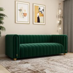 Dark Green Couches, Emerald Green Couch, Green Velvet Couch, Green Chesterfield Sofa, Luxury Velvet Sofa, Extra Deep Sofa, Modern Couches Living Room, Green Sofa Living, Green Couch Living Room