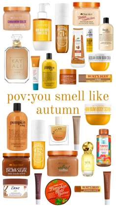 Autumn Scents Perfume, Fall Body Care Routine, Autumn Shower Routine, Best Fall Scents, Vanilla Fall Aesthetic, Autumn Body Care, How To Smell Like Autumn, Fall Scents Perfume, Fall Scent Combos