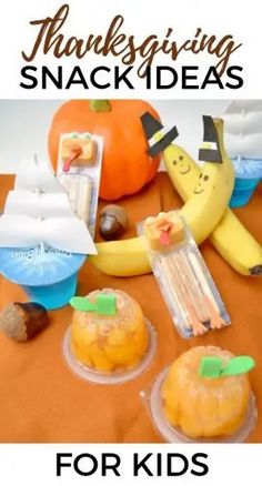 thanksgiving snack ideas for kids that are easy to make