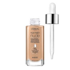 L'Oreal Paris True Match Hyaluronic Tinted Serum Makeup Skincare Hybrid - 4-5 Medium - 1 fl oz Loreal Skin Tint, Serum Makeup, Infallible Foundation, Tinted Serum, Loreal Paris Infallible, Makeup Skincare, L Oreal, Loreal Paris, Serum