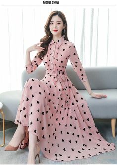 Pretty Dresses Casual, Long Dress Design, Floral Chiffon Dress, Chiffon Floral, Sleeves Designs For Dresses, Muslim Fashion Dress, Beautiful Dress Designs, Designer Party Wear Dresses, Korean Fashion Dress