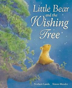 the book cover for little bear and the wishing tree