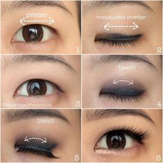 Makeup Tutorial Easy, Monolid Eye Makeup, Monolid Makeup, Monolid Eyes, Whatsapp Business, Cute Eyeshadow Looks, Fiber Lash Mascara, Ulzzang Makeup, Makeup Eyes